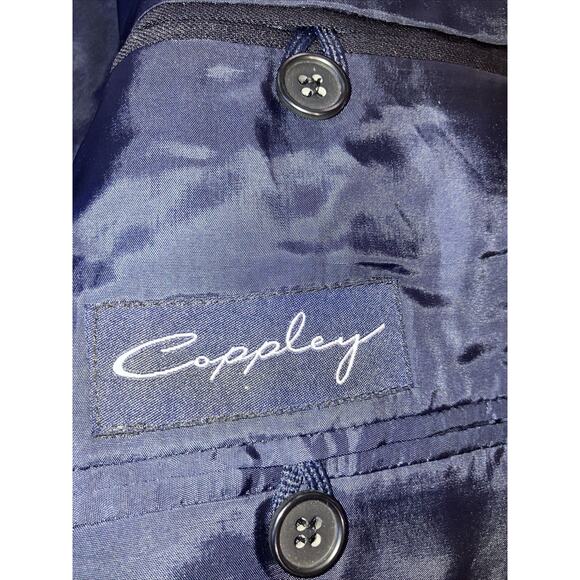 Coppley Wool Blazer Navy Blue 40S Sport Coat, Canada Jacket, Professional Attire - Picture 8 of 16